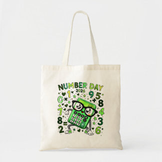 Sac fourre-tout à motif mathématique de calculatri