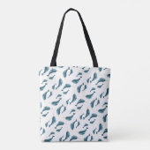 Sac fourre-tout à motif narval (Dos)