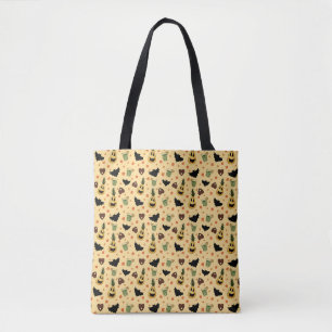 Sac fourre-tout à motif tropical effrayant d'anana