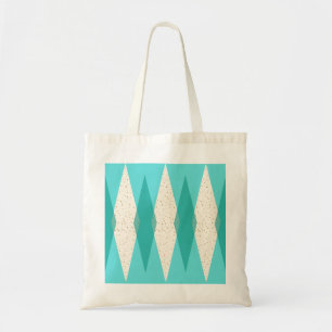 Sac fourre-tout à motifs de losanges moderne à l
