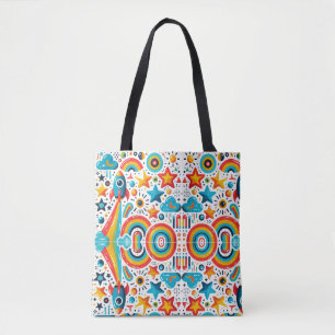 sac fourre-tout à motifs de "rêves galactiques"