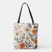 Sac fourre-tout à motifs floraux Boho (Dos)