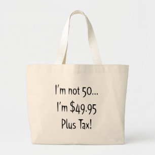 Sac fourre-tout à non 50 cadeaux d'anniversaire