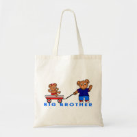 Sac fourre-tout à ours de petite soeur de frère de