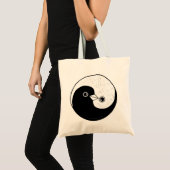 Sac fourre-tout à paix de colombes de Yin Yang (Devant (produit))