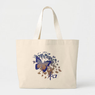 Sac fourre-tout à paix de ~ de papillon