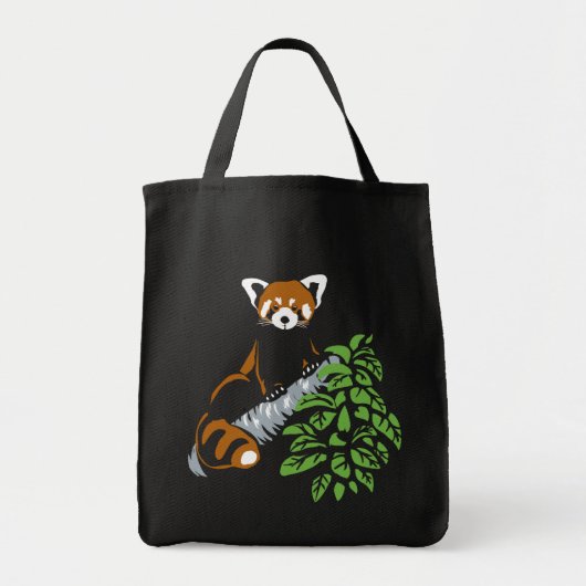 Sac fourre-tout à panda rouge (Devant)
