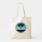 Sac fourre-tout à pédales bleu (Dos)