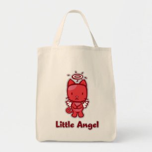 Sac fourre-tout à "peu de diable d'ange… petit"