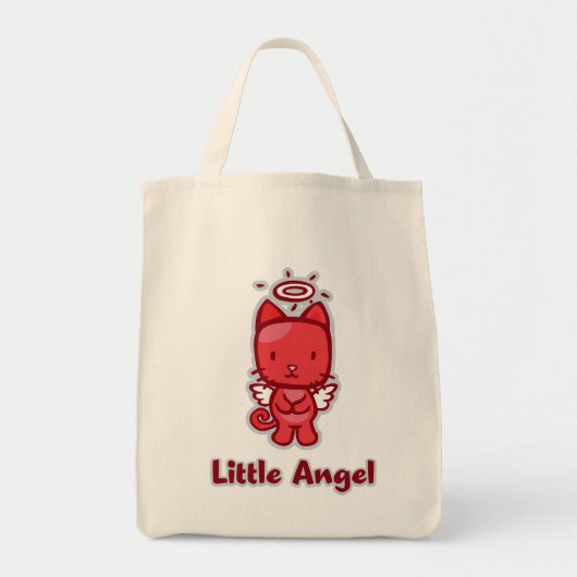 Sac fourre-tout à "peu de diable d'ange… petit" (Devant)