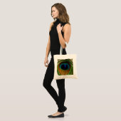 Sac fourre-tout à plume de paon (Devant (modèle))