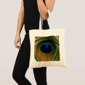 Sac fourre-tout à plume de paon (Devant (produit))