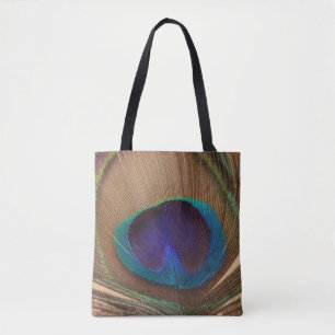 Sac fourre-tout à plumes de paon