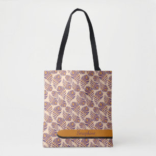Sac fourre-tout à plumes de paon bohème