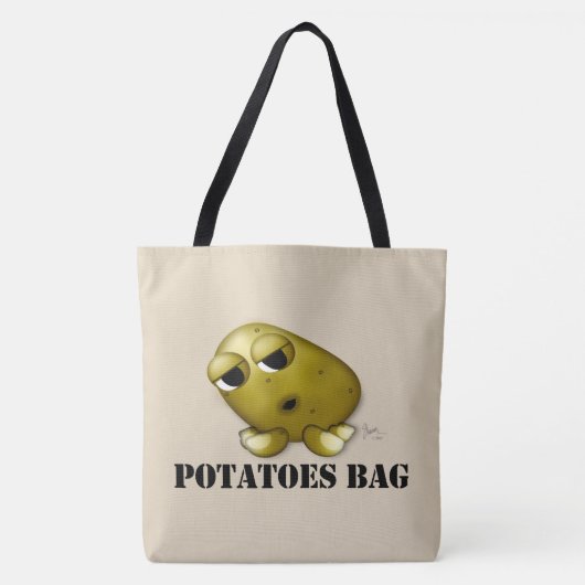 Sac fourre-tout à pommes de terre d'amusement (Devant)