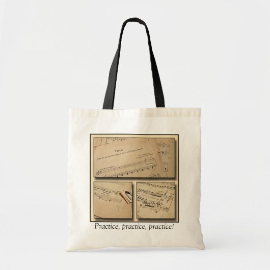 Sac fourre-tout à pratique en matière de musique (Devant)