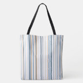 Sac fourre-tout à rayures de couleur de plage (Dos)