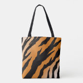 Sac fourre-tout à rayures de tigre (Dos)
