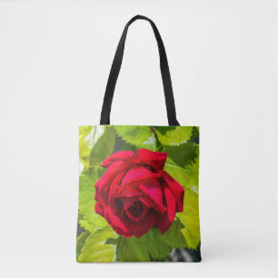 Sac fourre-tout à rose rouge