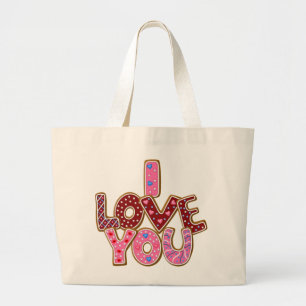 Sac fourre-tout à Saint-Valentin d'amour