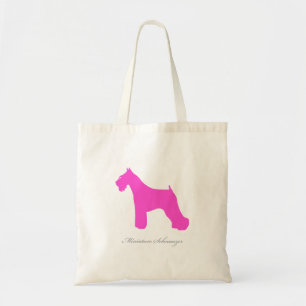 Sac fourre-tout à Schnauzer miniature (silhouette