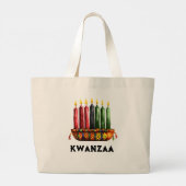 Sac fourre-tout à sept bougies de Kwanzaa (Dos)