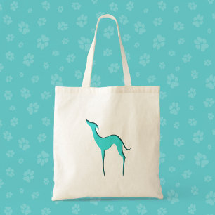 Sac fourre-tout à silhouette de turquoise de