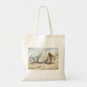 Sac fourre-tout à sirène de bord de la mer de