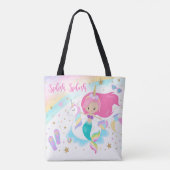 Sac fourre-tout à sirène et à licorne (Dos)