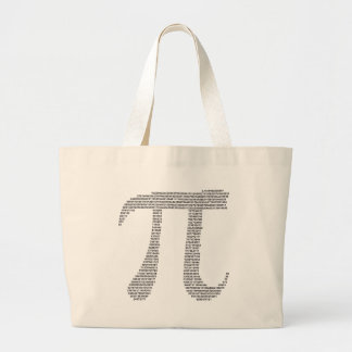 Sac fourre-tout à symbole de pi