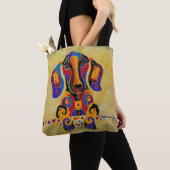 Sac fourre-tout à teckel - je suis déconcerté (De près)