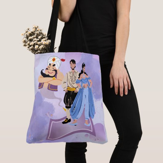 Sac fourre-tout à thème Aladdin (De près)