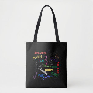 Sac fourre-tout à thème HK Mahjong