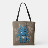 Sac fourre-tout à toile de dragon de matrices de (Dos)
