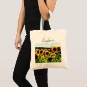 Sac fourre-tout à tournesols (Devant (produit))