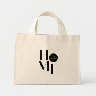 Sac fourre-tout à typographie HOME avec design mod
