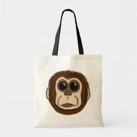 Sac fourre-tout à visage de singe (Devant)