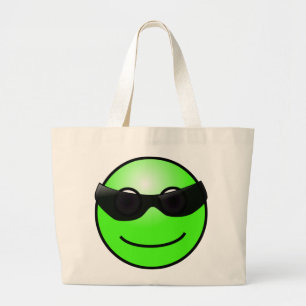 Sac fourre-tout à visage vert