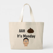 Sac fourre-tout 'AAh S&%# C'est lundi' (Dos)