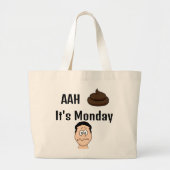 Sac fourre-tout 'AAh S&%# C'est lundi' (Devant)