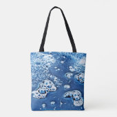 Sac fourre-tout abstrait à conception de glace (Dos)