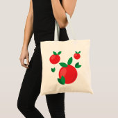 Sac fourre-tout Abstrait Apple personnalisable (Devant (produit))