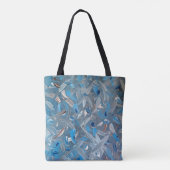 Sac fourre-tout Abstrait bleu foncé (Dos)