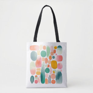Sac fourre-tout abstrait boho