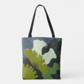 Sac fourre-tout abstrait botanique moderne (Dos)