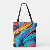 Sac fourre-tout Abstrait d'impression (Dos)
