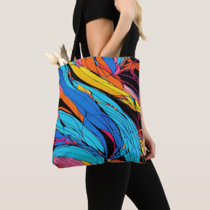 Sac fourre-tout Abstrait d'impression
