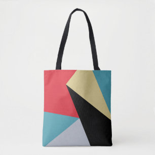 Sac fourre-tout Abstrait géométrique coloré