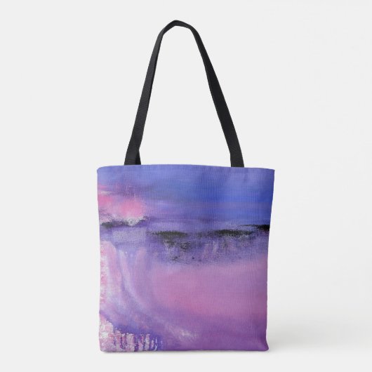 Sac fourre-tout abstrait rose (Dos)