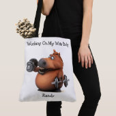 Sac fourre-tout Adorables 3D Chubby Cheval Poids L (De près)